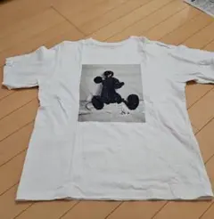 ユニークプリント ホワイトTシャツ