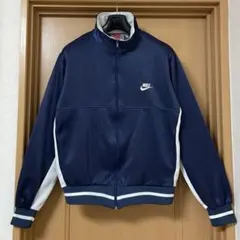 ナイキ 80s ビンテージ ジャージ トラック ジャケット 刺繍タグ 銀タグ