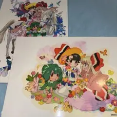 マクロスF おしゃれまくろす アートカード シェリル ランカ　2枚セット マクロスF おしゃれまくろす アートカード シェリル ランカ 2枚セット