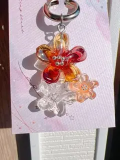 花 レジンチャーム ハンドメイド