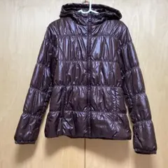 ユニクロ　中綿キルティングジャケット　ブラウン　L オールドユニクロ