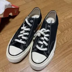 CONVERSE CT70 ブラック 黒 27.5 US9 三ツ星 - メルカリ