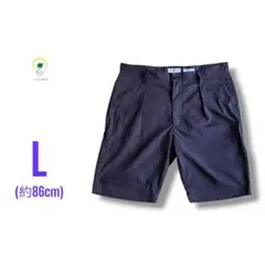 【各種割引】SHIPS クールマックス ベーシック ハーフ パンツ ネイビー Lのサムネイル
