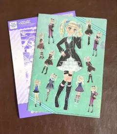 【新品】フラットガシャポン　アイカツ！ クリアファイル ガチャ　藤堂ユリカ