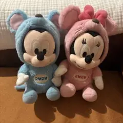 ディズニー ミッキー ミニー ぬいぐるみ ネズミフード2020