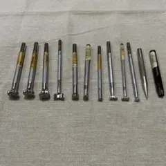 レザークラフト 刻印セット 12本セット
