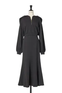 ワンピース AmeriVINTAGE UND HALF ZIP SWEAT DRESS UND HALF ZIP SWEAT DRESS