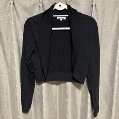 y121102 base e nuovo カーディガン　ブラック　薄手　40