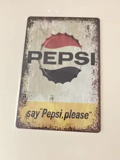 PEPSI ブリキ看板 インテリア