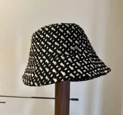 BOSS バケットハット 黒/ベージュ　ONE SIZE