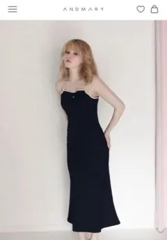 Laura tiered dress black andmary　アンドマリー Laura tiered dress black andmary アンドマリー - メルカリ