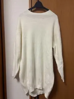 ロングニットワンピース