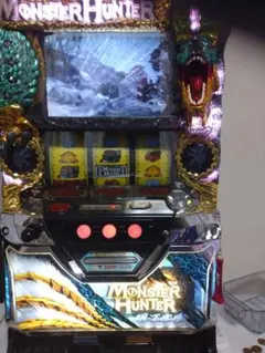 【送料込】モンスターハンター月下雷鳴 パチスロ 実機 直接引取可 送料込】モンスターハンター月下雷鳴 パチスロ 実機 直接引取可