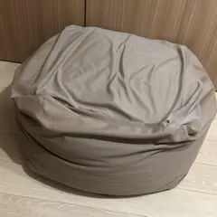 無印良品 体にフィットするソファ ビーズクッション カバー付 グレーベージュ