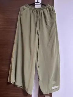 Mサイズ オリーブグリーン ガウチョパンツ