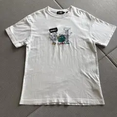 XLARGE キャラクター刺繍 Tシャツ M ホワイト