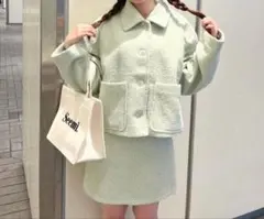 NICE CLAUP merryジャケット グリーン