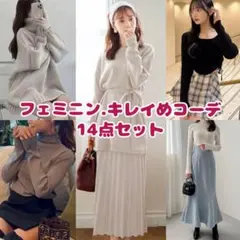 フェミニン/キレイめ/コーデ/セット/レディース/14点/まとめ売り/GRL福袋