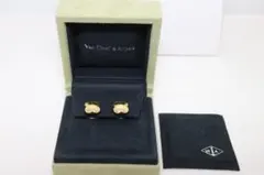 希少 ヴァンクリーフ&アーペル ピアス ピュアアルハンブラ YG750