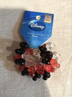 【美品✨/レア✨】ディズニー ミッキーマウス クリアストーンリングヘアゴム