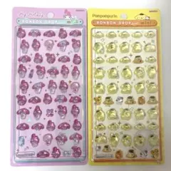 国内正規品　ボンボンドロップシール　マイメロディ　ポムポムプリン　2枚　ボンドロ