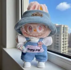 ラブブ洋服　Labubuぬいぐるみ着　ぬい服　17cm着せ替え服　　6点セット