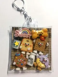 じゃらじゃらキーホルダー　カフェ　スイーツ