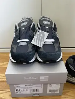 未使用品 New Balance U992NY 26.5cm ネイビー/グレー