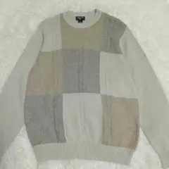 DOCKERSグレー系 ニットセーターＬ