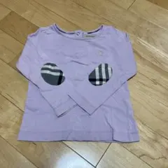 BURBERRY 2歳92cm パープル　トップス