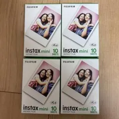 Fujifilm instax mini フィルム 4箱セット
