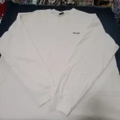 HUF ホワイト 長袖カットソー XXL ハフ