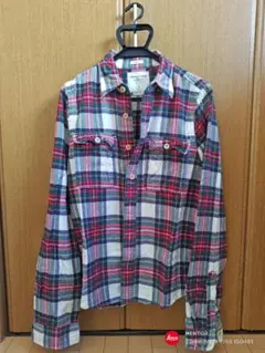Abercrombie & Fitch チェック柄ネルシャツ L