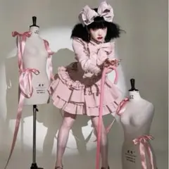 即納♡ catcocoon クラシカルドール　長袖 セットアップ　赤　SM 即納]CATCOCOONクラシカルドール 長袖 セットアップ 赤 - メルカリ