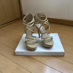 ESPERANZA ストラップサンダル ハイヒール ベージュのサムネイル