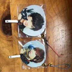 ミニうちわストラップセット