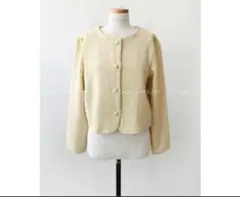 値下げ不可❌NUGU ツイードジャケット イエロー