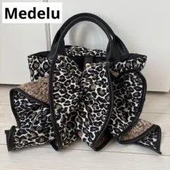 新品未使用！ジェンヌ ヒョウ柄スカーフ付きショルダーバッグ - メルカリ