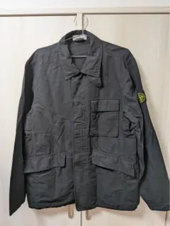 stone island 黒ミリタリージャケット XL