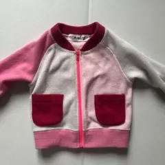フリースジャケット サイズ80 ピンク