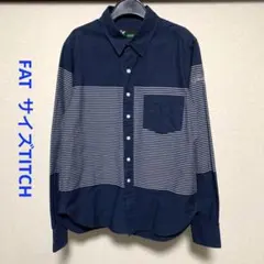 エフエーティー 長袖シャツ TITCH ネイビー FAT メンズのサムネイル