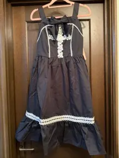 愛野えり しまむら コラボ ジャンスカ 黒 Sサイズ シャーロットの水曜日