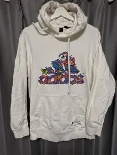 adidas グラフィックプリント パーカー 2XL