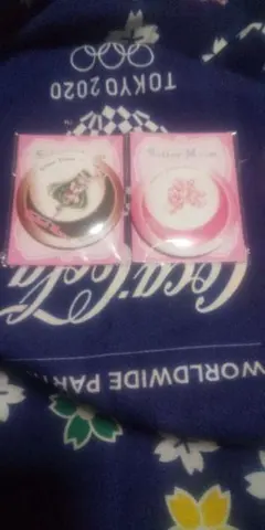 セーラームーン 缶ミラー 2個セット