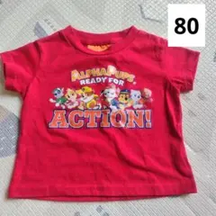 351 파우퍼트롤 레드 80 반팔