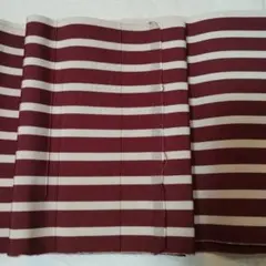 半幅帯 ワインレッド