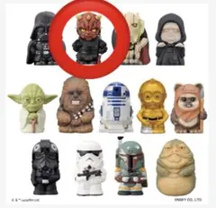 スターウォーズ　ソフビパペットマスコット　ダースモール