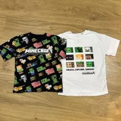 マイクラTシャツ（2枚セット）120サイズ