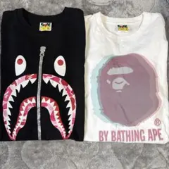身内用 スタッフ用 A BATHING APE Creeper Tシャツ 金ラメ - メルカリ