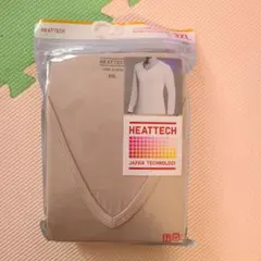 新品未開封 UNIQLO ヒートテック　VネックT 九分袖　ベージュ 3XL